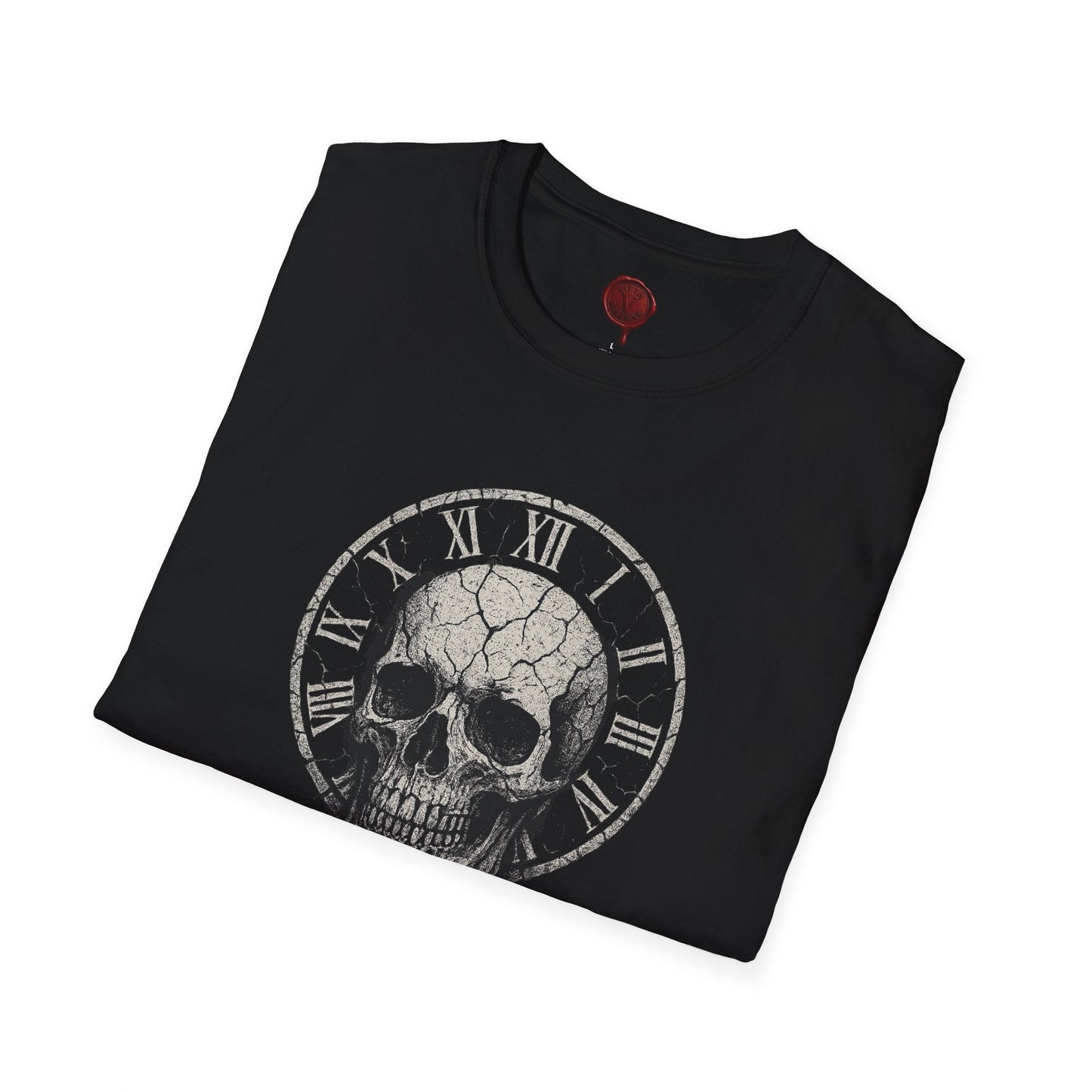 Skull Graphic T-Shirt, Time Doesn't Wait Tee, Unisex Casual Wear, Alternative Fashion, Gift for Him or Her | Luxury Men's Watch – Fifth Reserve